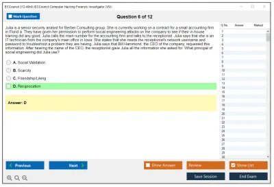 ECCouncil 312-49v9 Computer Hacking Forensic Investigator (v9) Practice test exam simulator test engine exam Prep practice test questions answers Image 6