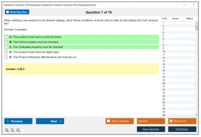 Salesforce Industries-CPQ-Developer Salesforce Certified Industries CPQ Developer Practice test exam simulator test engine exam Prep practice test questions answers Image 7