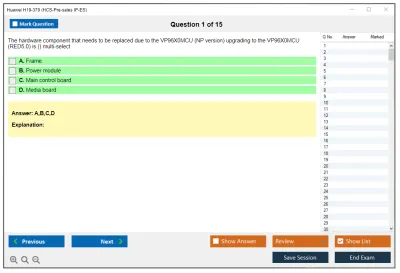 Huawei H19-370 HCS-Pre-sales IP-ES Practice test exam simulator test engine exam Prep practice test questions answers Image 1