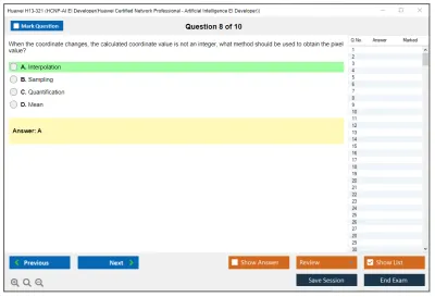 Huawei H13-321 HCNP-AI EI Developer(Huawei Certified Network Professional - Artificial Intelligence EI Developer) Practice test exam simulator test engine exam Prep practice test questions answers Image 8