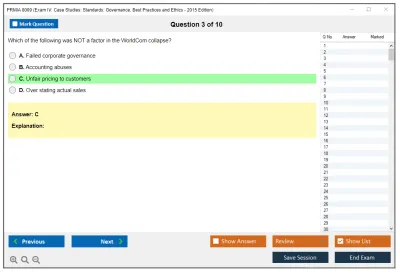 PRMIA 8009 Exam IV: Case Studies: Standards: Governance, Best Practices and Ethics - 2015 Edition Practice test exam simulator test engine exam Prep practice test questions answers Image 3
