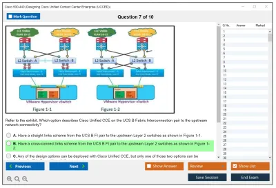 Cisco 500-440 Designing Cisco Unified Contact Center Enterprise (UCCED) Practice test exam simulator test engine exam Prep practice test questions answers Image 7