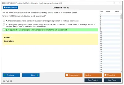 BCS CISMP-V9 BCS Foundation Certificate in Information Security Management Principles V9.0 Practice test exam simulator test engine exam Prep practice test questions answers Image 3