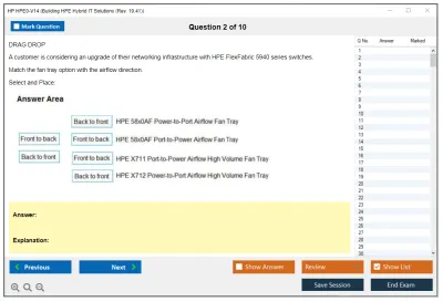 HP HPE0-V14 Building HPE Hybrid IT Solutions (Rev. 19.41) Practice test exam simulator test engine exam Prep practice test questions answers Image 2
