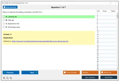 Esri EADE105 ArcGIS Desktop Entry 10.5 Practice test exam simulator test engine exam Prep practice test questions answers Image 7