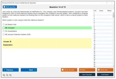 ECCouncil ECSS EC-Council Certified Security Specialist (ECSS) v10 Practice test exam simulator test engine exam Prep practice test questions answers Image 14