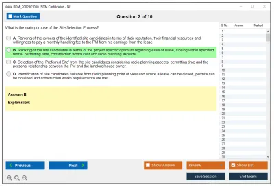 Nokia SDM_2002001050 SDM Certification - NI Practice test exam simulator test engine exam Prep practice test questions answers Image 2
