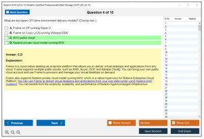 Nutanix NCP-US Nutanix Certified Professional – Unified Storage (NCP-US) v6 exam Practice test exam simulator test engine exam Prep practice test questions answers Image 1
