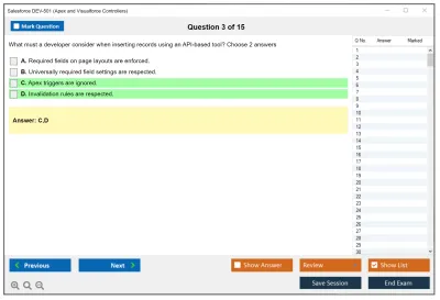 Salesforce DEV-501 Certified Force.com Advanced Developer Practice test exam simulator test engine exam Prep practice test questions answers Image 3