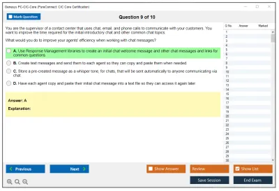 Genesys PC-CIC-Core PureConnect: CIC Core Certification Practice test exam simulator test engine exam Prep practice test questions answers Image 9