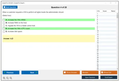 CompTIA CV0-001 CompTIA Cloud+ Practice test exam simulator test engine exam Prep practice test questions answers Image 4