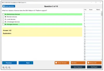 IBM C1000-039 Foundations of IBM Cloud V1 Practice test exam simulator test engine exam Prep practice test questions answers Image 5