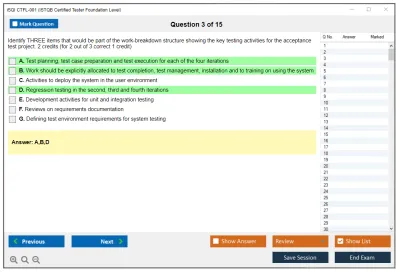 iSQI CTFL-001 ISTQB Certified Tester Foundation Level Practice test exam simulator test engine exam Prep practice test questions answers Image 3