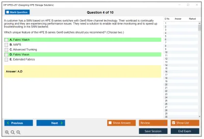 HP HPE0-J57 Designing HPE Storage Solutions Practice test exam simulator test engine exam Prep practice test questions answers Image 4