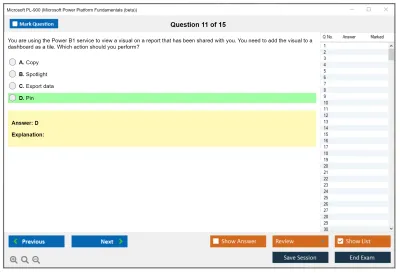 Microsoft PL-900 Microsoft Power Platform Fundamentals Practice test exam simulator test engine exam Prep practice test questions answers Image 11