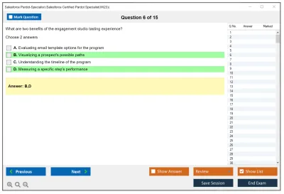 Salesforce Pardot-Specialist Salesforce Certified Pardot Specialist Practice test exam simulator test engine exam Prep practice test questions answers Image 6