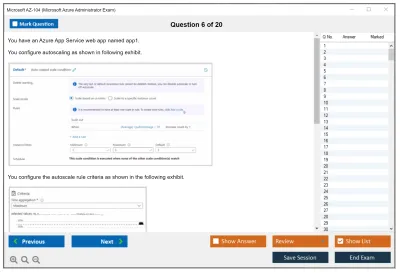 Microsoft AZ-104 Microsoft Azure Administrator Practice test exam simulator test engine exam Prep practice test questions answers Image 6