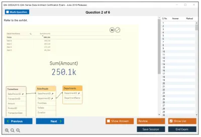 Qlik QSDA2019 Qlik Sense Data Architect Certification Exam - June 2019 Release Practice test exam simulator test engine exam Prep practice test questions answers Image 2