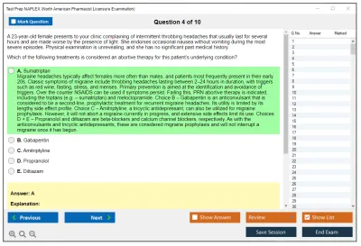 Test Prep NAPLEX North American Pharmacist Licensure Examination Practice test exam simulator test engine exam Prep practice test questions answers Image 4