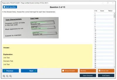 Pegasystems PEGAPCSA86V1 Pega Certified System Architect (PCSA) 86V1 Practice test exam simulator test engine exam Prep practice test questions answers Image 3