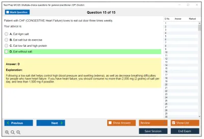 Test Prep MCQS Multiple-choice questions for general practitioner (GP) Doctor Practice test exam simulator test engine exam Prep practice test questions answers Image 15