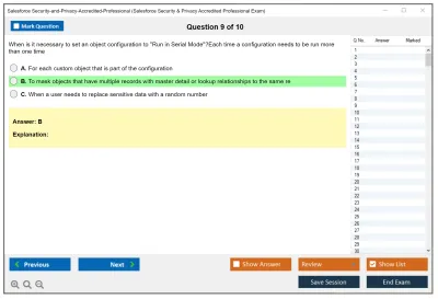 Salesforce Security-and-Privacy-Accredited-Professional Salesforce Security & Privacy Accredited Professional Exam Practice test exam simulator test engine exam Prep practice test questions answers Image 9