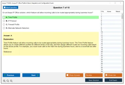 Avaya 77200X Avaya IP Office Platform Basic Integration and Configuration Exam Practice test exam simulator test engine exam Prep practice test questions answers Image 7
