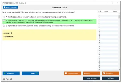 HP HPE2-N68 Using HPE Containers Practice test exam simulator test engine exam Prep practice test questions answers Image 2