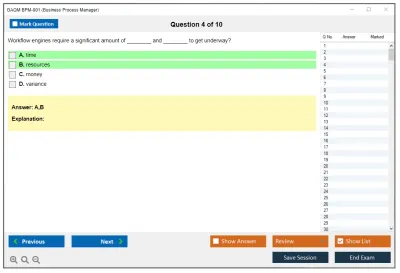 GAQM BPM-001 Business Process Manager (BPM) Practice test exam simulator test engine exam Prep practice test questions answers Image 4