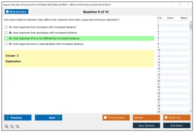 Hitachi HH0-300 HITACHI DATA SYSTEMS CERTIFIED EXPERT – REPLICATION SOLUTIONS ARCHITECT Practice test exam simulator test engine exam Prep practice test questions answers Image 6