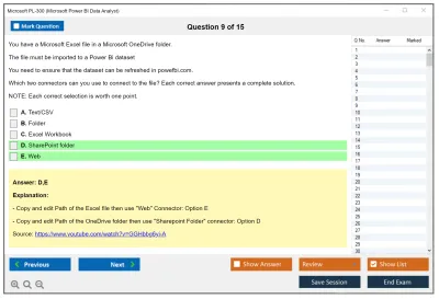 Microsoft PL-300 Microsoft Power BI Data Analyst Practice test exam simulator test engine exam Prep practice test questions answers Image 9