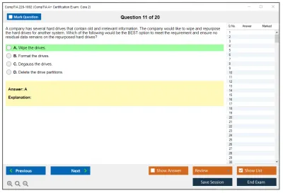 CompTIA 220-1002 CompTIA A+ Certification Exam: Core 2 Practice test exam simulator test engine exam Prep practice test questions answers Image 11
