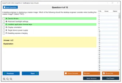 CompTIA 220-1102 CompTIA A+ Certification Core 2 Exam Practice test exam simulator test engine exam Prep practice test questions answers Image 4