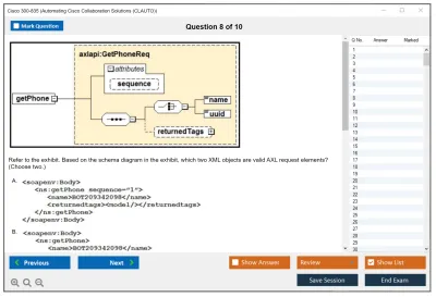 Cisco 300-835 Automating Cisco Collaboration Solutions (CLAUTO) Practice test exam simulator test engine exam Prep practice test questions answers Image 8