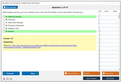 ServiceNow CSA ServiceNow Certified System Administrator Practice test exam simulator test engine exam Prep practice test questions answers Image 3