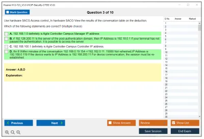 Huawei H12-723_V3.0 HCIP-Security-CTSS V3.0 Practice test exam simulator test engine exam Prep practice test questions answers Image 3
