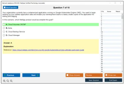 Network Appliance NS0-003 NetApp Certified Technology Associate Practice test exam simulator test engine exam Prep practice test questions answers Image 7