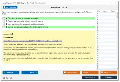 Network Appliance NS0-155 Data ONTAP 7-Mode Administrator Practice test exam simulator test engine exam Prep practice test questions answers Image 1