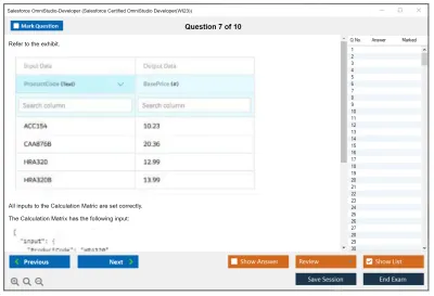 Salesforce OmniStudio-Developer Salesforce Certified OmniStudio Developer Practice test exam simulator test engine exam Prep practice test questions answers Image 7