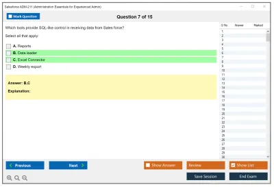 Salesforce ADM-211 Administration Essentials for Experienced Admin Practice test exam simulator test engine exam Prep practice test questions answers Image 7