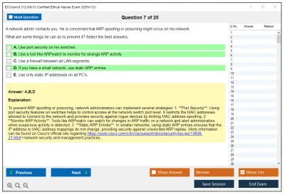 ECCouncil 312-50v13 Certified Ethical Hacker Exam (CEHv13) Practice test exam simulator test engine exam Prep practice test questions answers Image 7