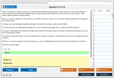 Microsoft DP-300 Administering Relational Databases on Microsoft Azure Practice test exam simulator test engine exam Prep practice test questions answers Image 13