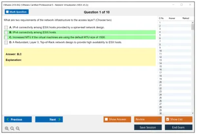 VMware 2V0-642 VMware Certified Professional 6 - Network Virtualization (NSX v6.2) Practice test exam simulator test engine exam Prep practice test questions answers Image 1