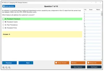 HP HPE0-J57 Designing HPE Storage Solutions Practice test exam simulator test engine exam Prep practice test questions answers Image 7