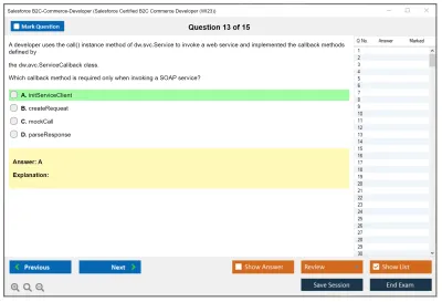 Salesforce B2C-Commerce-Developer Salesforce Certified B2C Commerce Developer Practice test exam simulator test engine exam Prep practice test questions answers Image 13