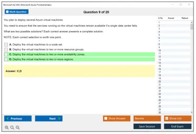 Microsoft AZ-900 Microsoft Azure Fundamentals Practice test exam simulator test engine exam Prep practice test questions answers Image 9