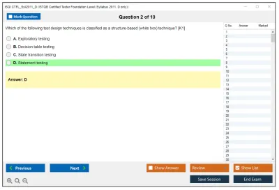iSQI CTFL_Syll2011_D ISTQB Certified Tester Foundation Level (Syllabus 2011, D only) Practice test exam simulator test engine exam Prep practice test questions answers Image 2