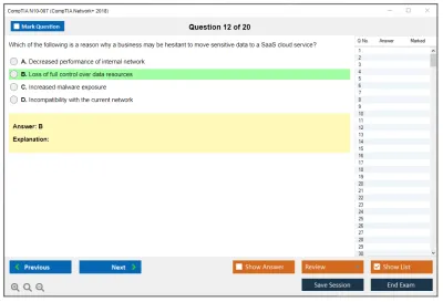 CompTIA N10-007 CompTIA Network+ 2018 Practice test exam simulator test engine exam Prep practice test questions answers Image 12