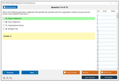 HRCI GPHR Global Professional in Human Resource Practice test exam simulator test engine exam Prep practice test questions answers Image 14