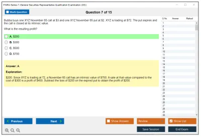 FINRA Series-7 General Securities Representative Qualification Examination (GS) Practice test exam simulator test engine exam Prep practice test questions answers Image 7